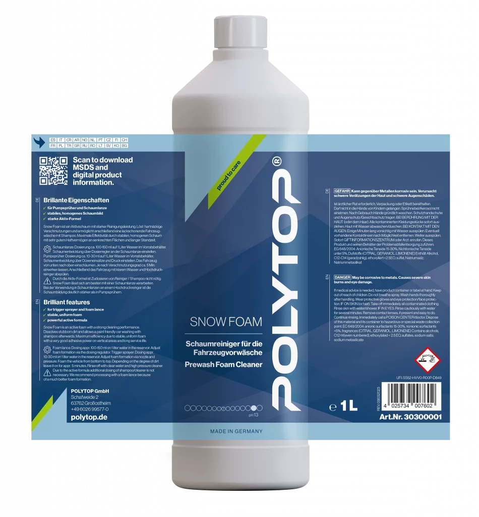 Polytop Produktsystem fahrzeugpflege polituren Reinigung Aussenbereich outdoor
